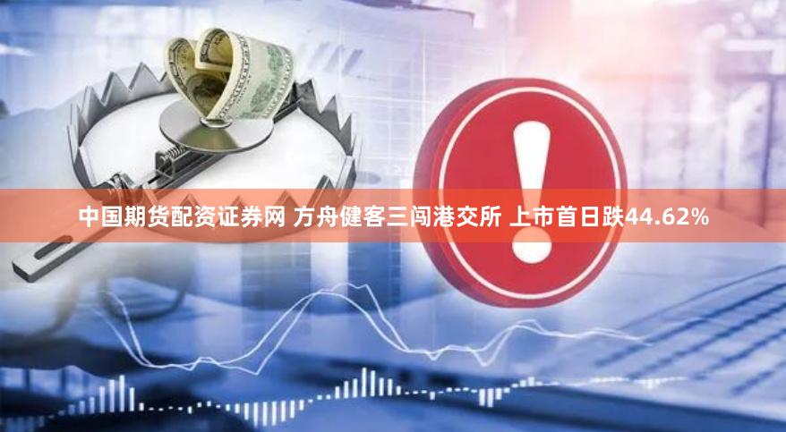 中国期货配资证券网 方舟健客三闯港交所 上市首日跌44.62%